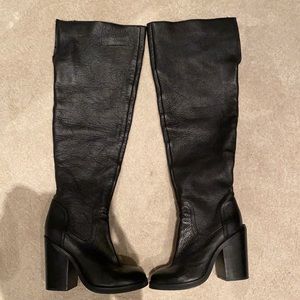 Black knee high Steve Madden Boots